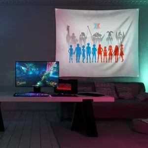 خرید بکدراپ طرح انیمه دارلینگ Darling In The Franxx - کارماتوس (انواع قاب عکس و پوستر, بکدراپ) از کرماتوس