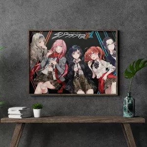 خرید تابلو عکس انیمه دارلینگ Darling In The Franxx - کارماتوس (انواع قاب عکس و پوستر, قاب عکس) از کرماتوس