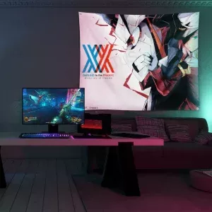 خرید بکدراپ طرح انیمه دارلینگ Darling In The Franxx - کارماتوس (انواع قاب عکس و پوستر, بکدراپ) از کرماتوس