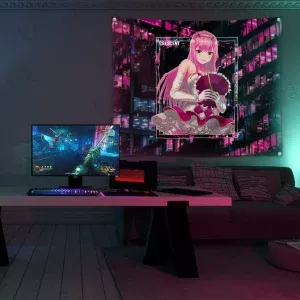 خرید بکدراپ طرح انیمه دارلینگ Darling In The Franxx - کارماتوس (انواع قاب عکس و پوستر, بکدراپ) از کرماتوس