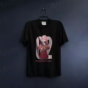 تیشرت مشکی انیمه دارلینگ Darling In The Franxx