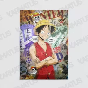 خرید پوستر طرح انیمه وان پیس One Piece - کارماتوس (انواع قاب عکس و پوستر, پوستر) از کرماتوس