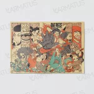 خرید پوستر طرح انیمه وان پیس One Piece - کارماتوس (انواع قاب عکس و پوستر, پوستر) از کرماتوس