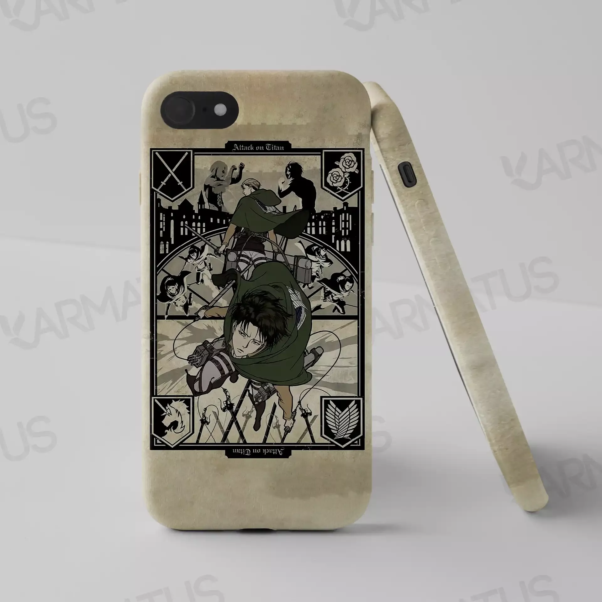 قاب موبایل اتک آن تایتان | کالکشن Anime مدل Aot-100 499,000&Nbsp;تومان &Ndash; کارماتوس قاب موبایل انیمه اتک آن تایتان Attack On Titan