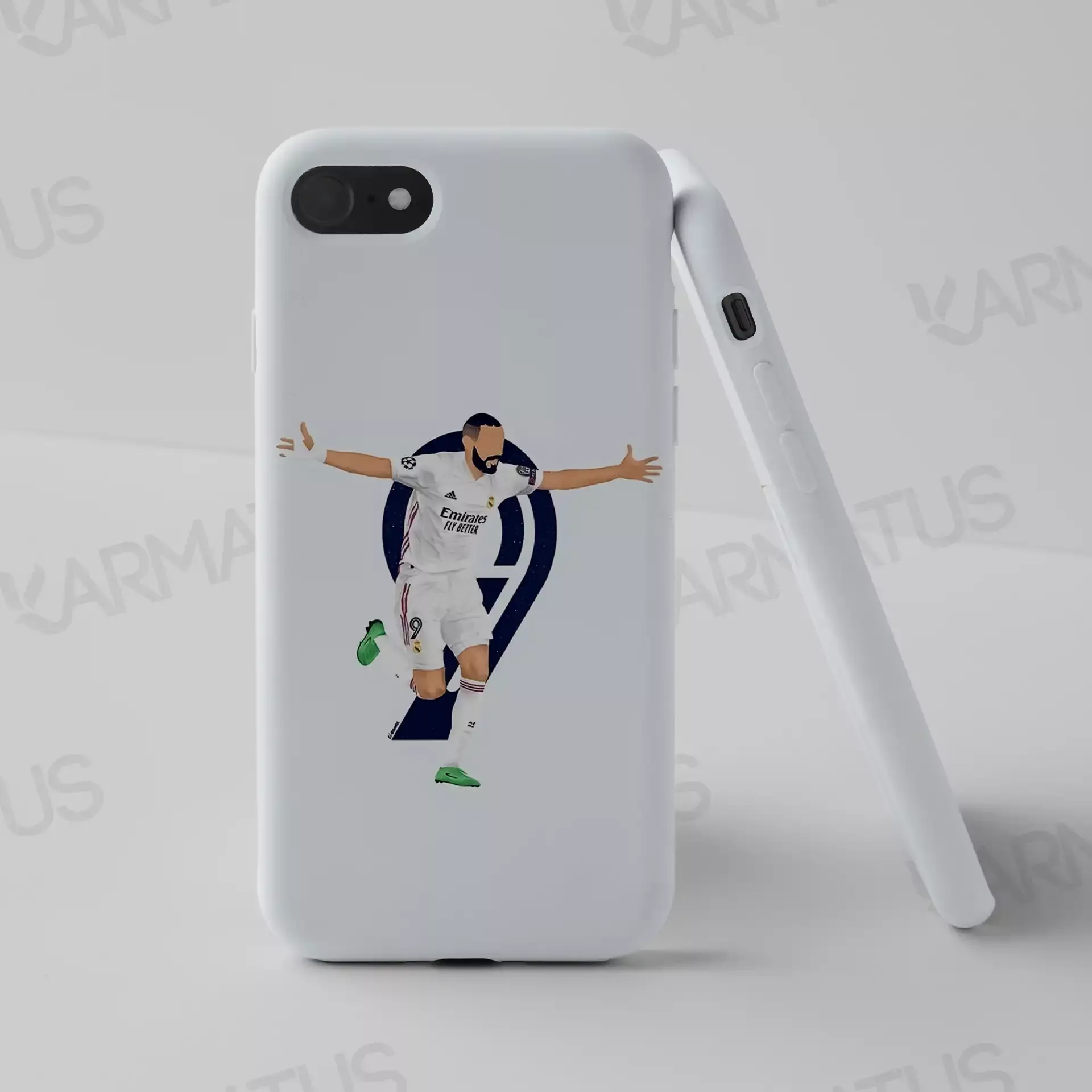 قاب موبایل کریم بنزما | کالکشن Sport مدل Kb-8 499,000&Nbsp;تومان &Ndash; کارماتوس قاب موبایل طرح کریم بنزما Karim Benzema