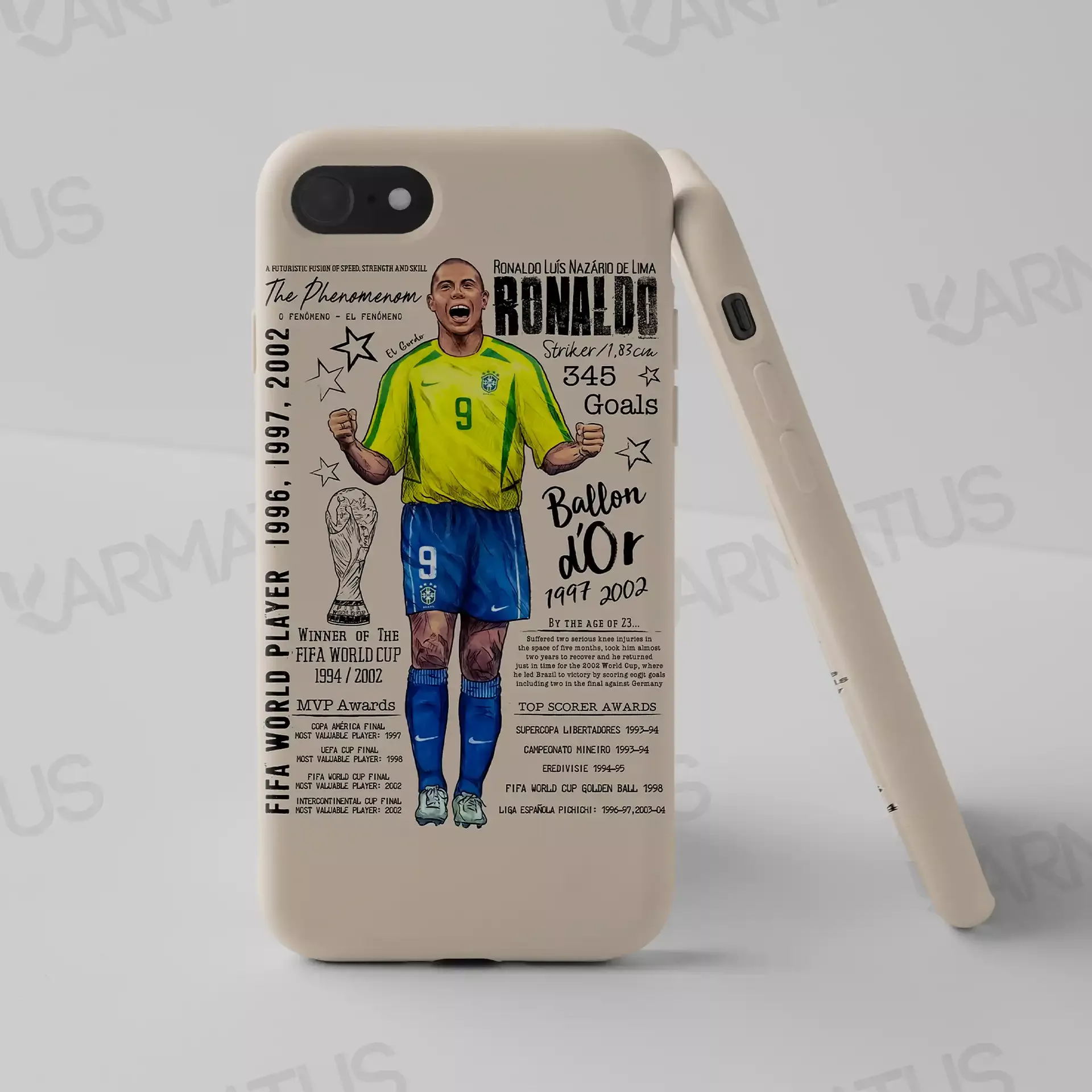 قاب موبایل رونالدو نازاریو | کالکشن Sport مدل R9-16 499,000&Nbsp;تومان &Ndash; کارماتوس قاب موبایل طرح رونالدو نازاریو Ronaldo Nazario