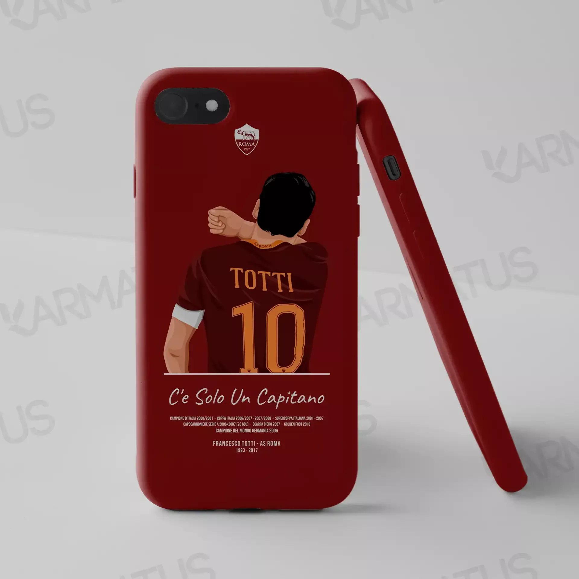 قاب موبایل فرانچسکو توتی | کالکشن Sport مدل Tot-16 499,000&Nbsp;تومان &Ndash; کارماتوس قاب موبایل طرح فرانچسکو توتی Francesco Totti