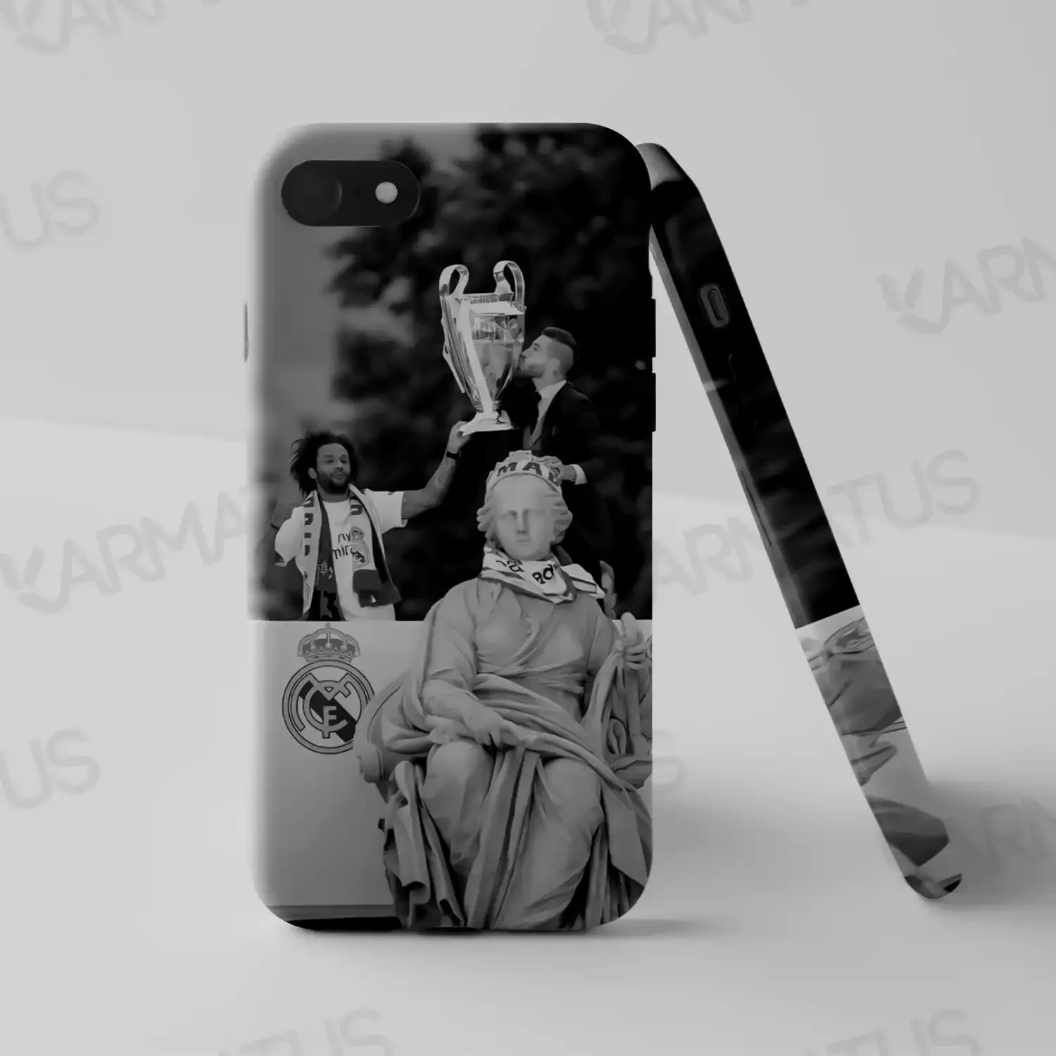 قاب موبایل رئال مادرید | کالکشن Sport مدل Rma-17 499,000&Nbsp;تومان &Ndash; کارماتوس قاب موبایل طرح رئال مادرید Real Madrid Cf