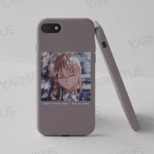 قاب موبایل طرح انیمه وایولت اورگاردن Violet Evergarden