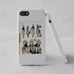 قاب موبایل طرح انیمه وایولت اورگاردن Violet Evergarden