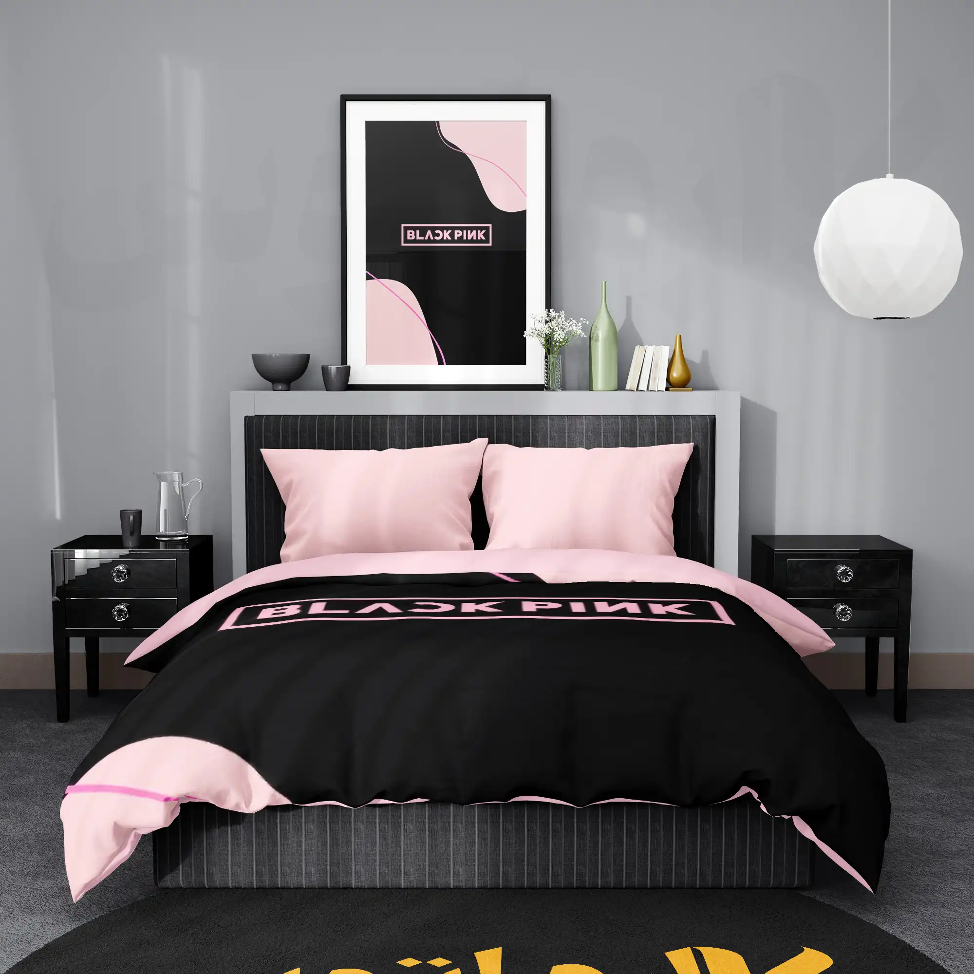 روتختی طرح بلک پینک Black Pink کد 4 5,900,000&Nbsp;تومان &Ndash; کارماتوس روتختی طرح بلک پینک Black Pink یک و دو نفره - کارماتوس