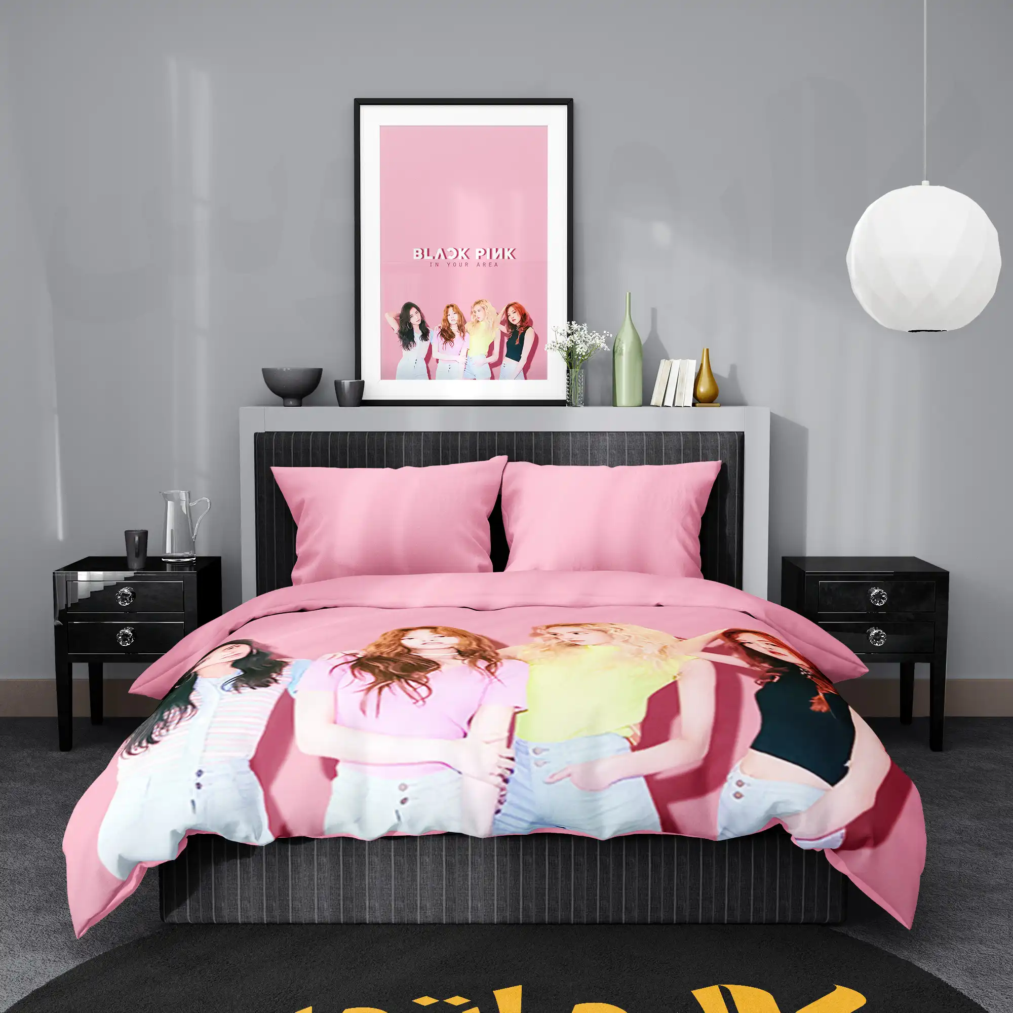 روتختی طرح بلک پینک Black Pink کد 5 5,900,000&Nbsp;تومان &Ndash; کارماتوس روتختی طرح بلک پینک Black Pink یک و دو نفره - کارماتوس