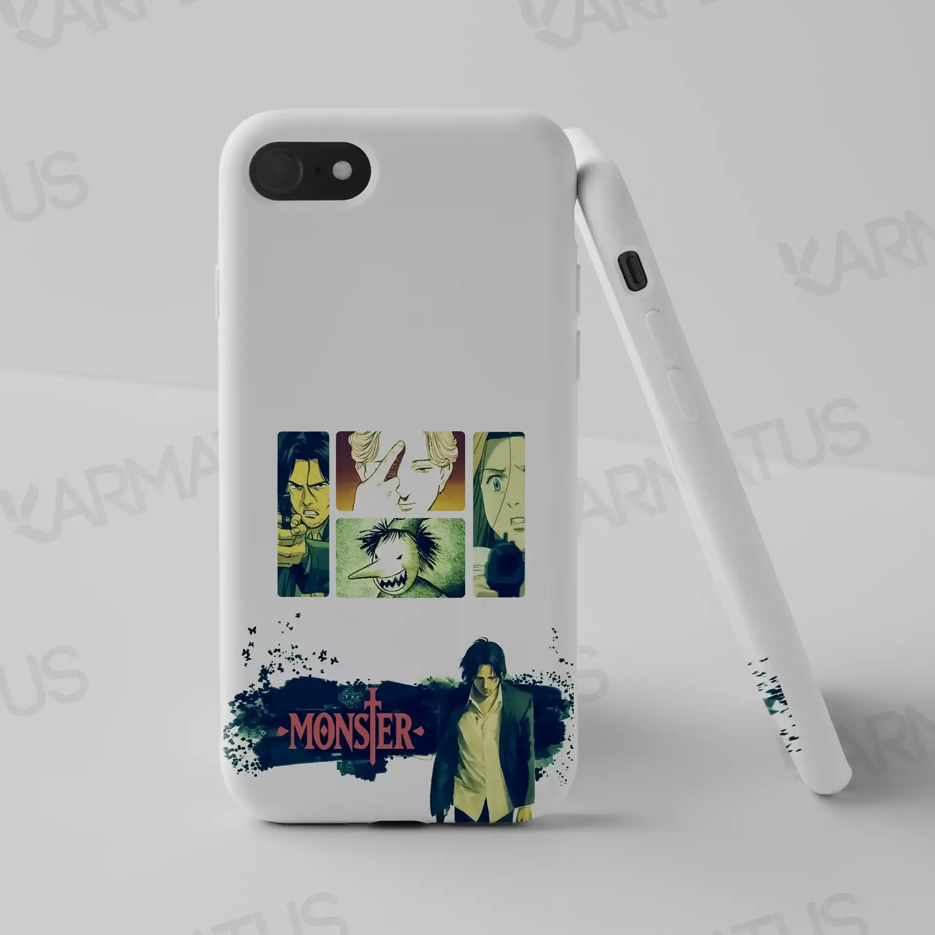 قاب موبایل مانستر | کالکشن Anime مدل Mon-6 499,000&Nbsp;تومان &Ndash; کارماتوس قاب موبایل طرح انیمه مانستر Monster