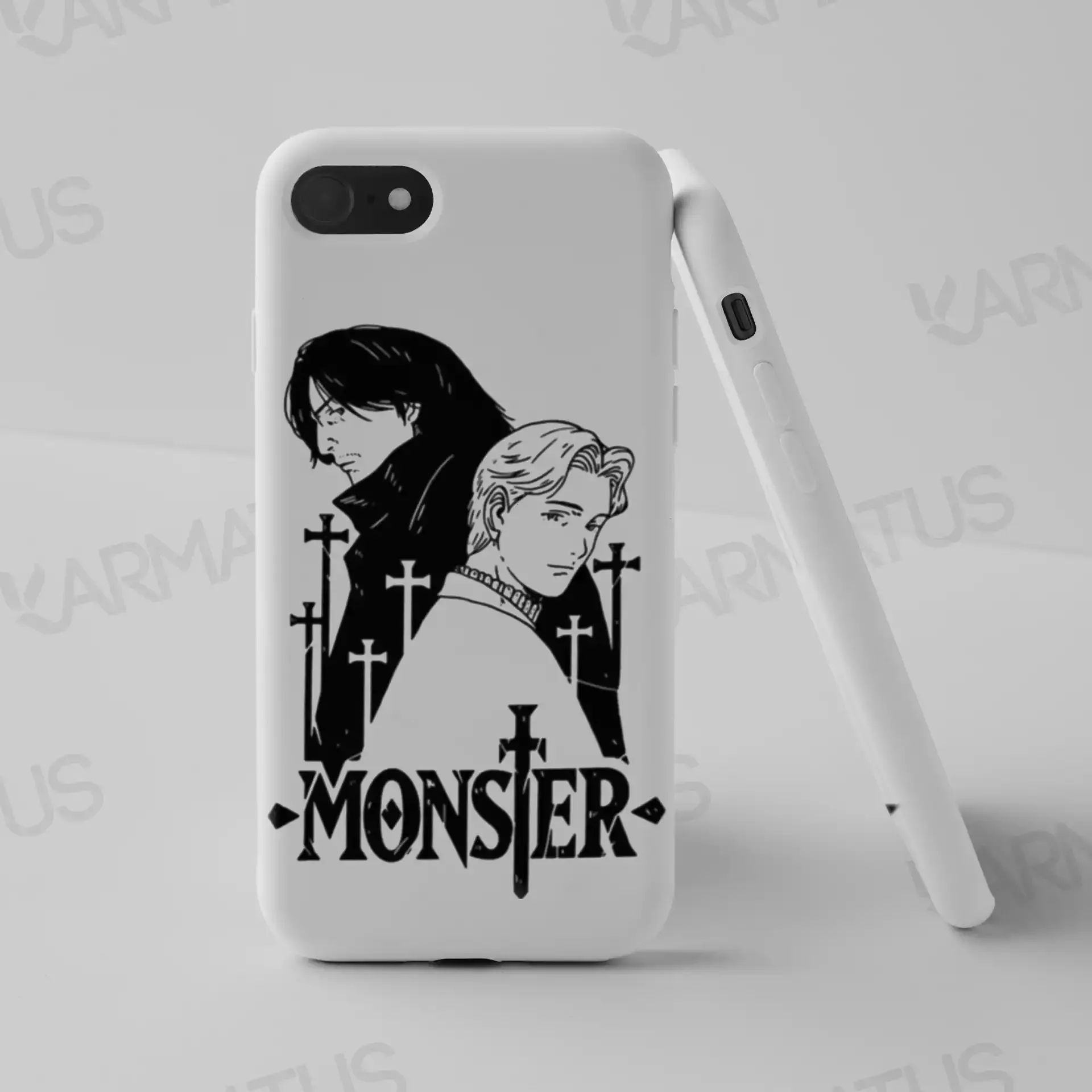 قاب موبایل مانستر | کالکشن Anime مدل Mon-23 499,000&Nbsp;تومان &Ndash; کارماتوس قاب موبایل طرح انیمه مانستر Monster