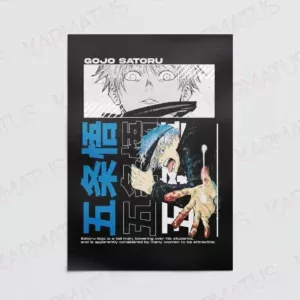 خرید پوستر طرح انیمه جوجوتسو کایسن Jujutsu Kaisen - کارماتوس (انواع قاب عکس و پوستر, پوستر) از کرماتوس