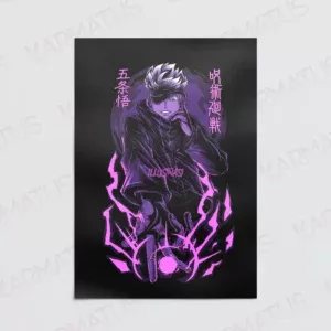 خرید پوستر طرح انیمه جوجوتسو کایسن Jujutsu Kaisen - کارماتوس (انواع قاب عکس و پوستر, پوستر) از کرماتوس