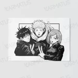 خرید پوستر طرح انیمه جوجوتسو کایسن Jujutsu Kaisen - کارماتوس (انواع قاب عکس و پوستر, پوستر) از کرماتوس