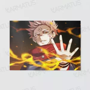 خرید پوستر طرح انیمه جوجوتسو کایسن Jujutsu Kaisen - کارماتوس (انواع قاب عکس و پوستر, پوستر) از کرماتوس