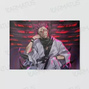 خرید پوستر طرح انیمه جوجوتسو کایسن Jujutsu Kaisen - کارماتوس (انواع قاب عکس و پوستر, پوستر) از کرماتوس