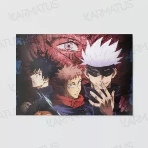 خرید پوستر طرح انیمه جوجوتسو کایسن Jujutsu Kaisen - کارماتوس (انواع قاب عکس و پوستر, پوستر) از کرماتوس