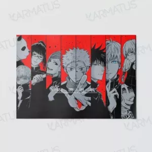 خرید پوستر طرح انیمه جوجوتسو کایسن Jujutsu Kaisen - کارماتوس (انواع قاب عکس و پوستر, پوستر) از کرماتوس