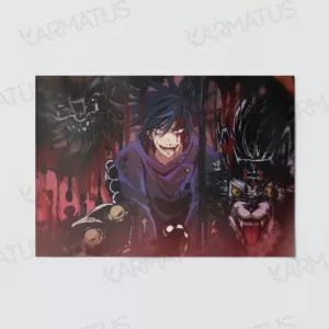 خرید پوستر طرح انیمه جوجوتسو کایسن Jujutsu Kaisen - کارماتوس (انواع قاب عکس و پوستر, پوستر) از کرماتوس