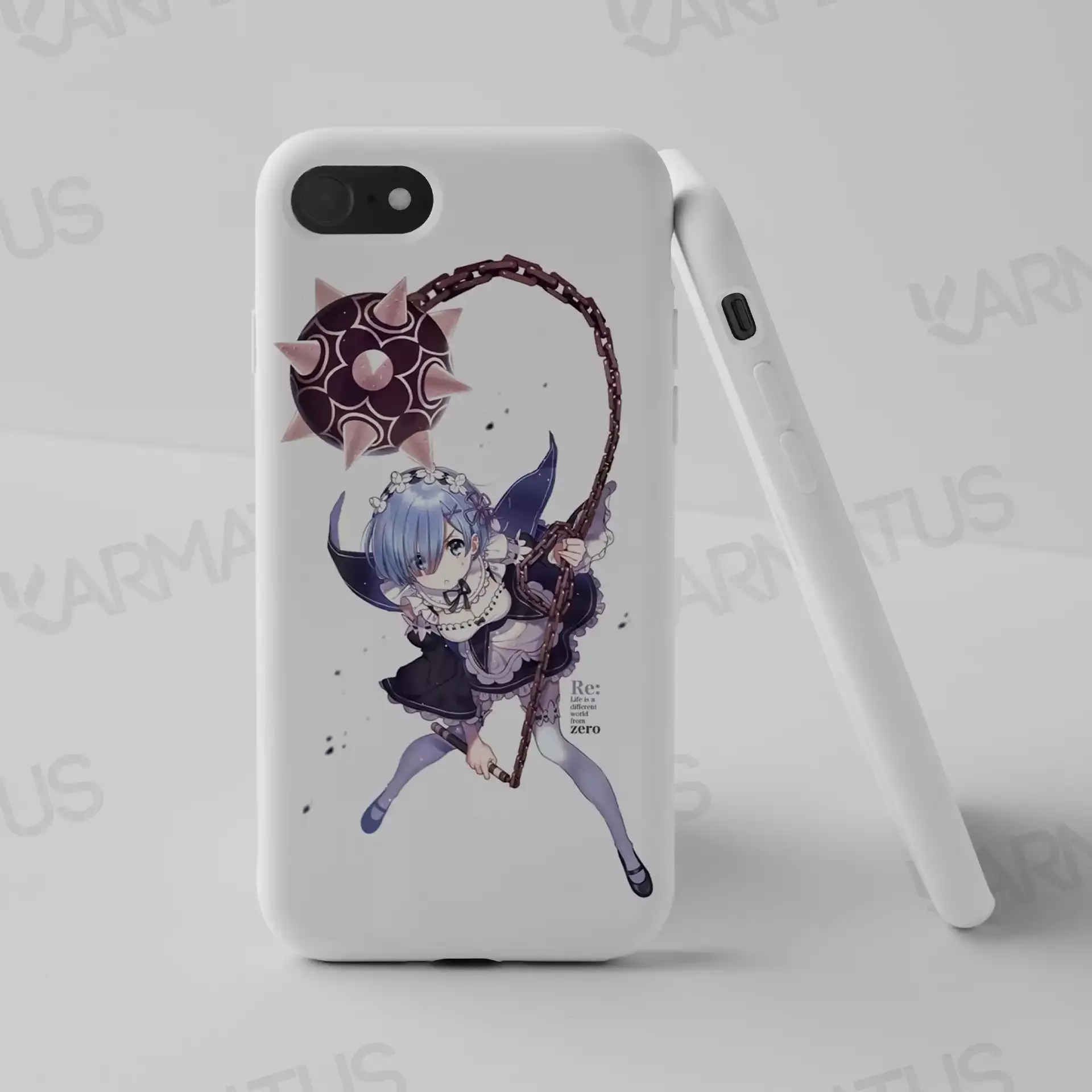 قاب موبایل ری زیرو | کالکشن Anime مدل Rez-4 499,000&Nbsp;تومان &Ndash; کارماتوس قاب موبایل طرح انیمه ری زیرو Re Zero