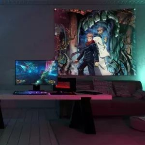 خرید بکدراپ طرح انیمه جوجوتسو کایسن Jujutsu Kaisen - کارماتوس (انواع قاب عکس و پوستر, بکدراپ) از کرماتوس