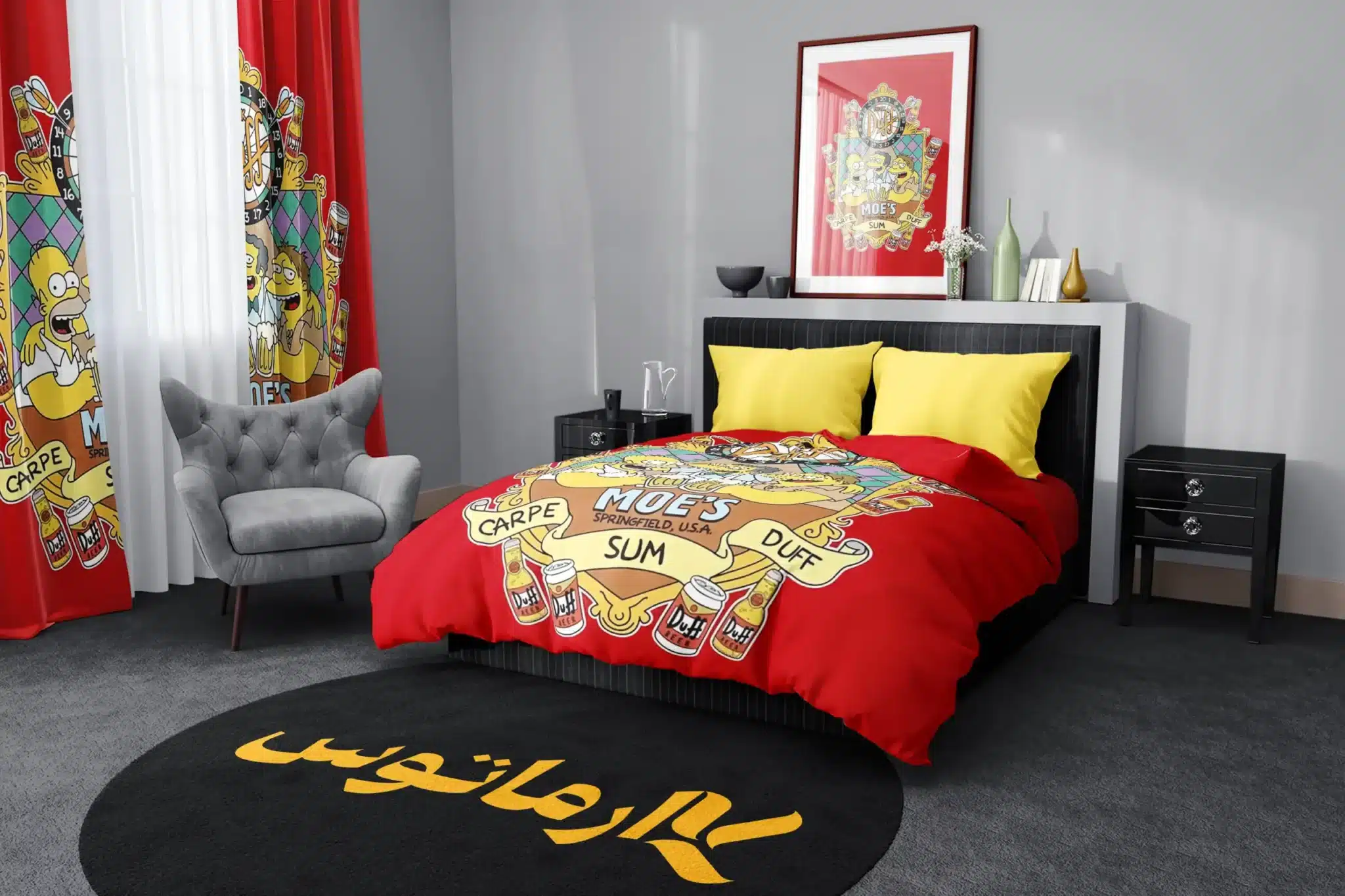 روتختی طرح سیمپسون ها The Simpsons کد 3 5,900,000&Nbsp;تومان &Ndash; کارماتوس روتختی طرح سیمپسون ها The Simpsons یک و دو نفره - کارماتوس