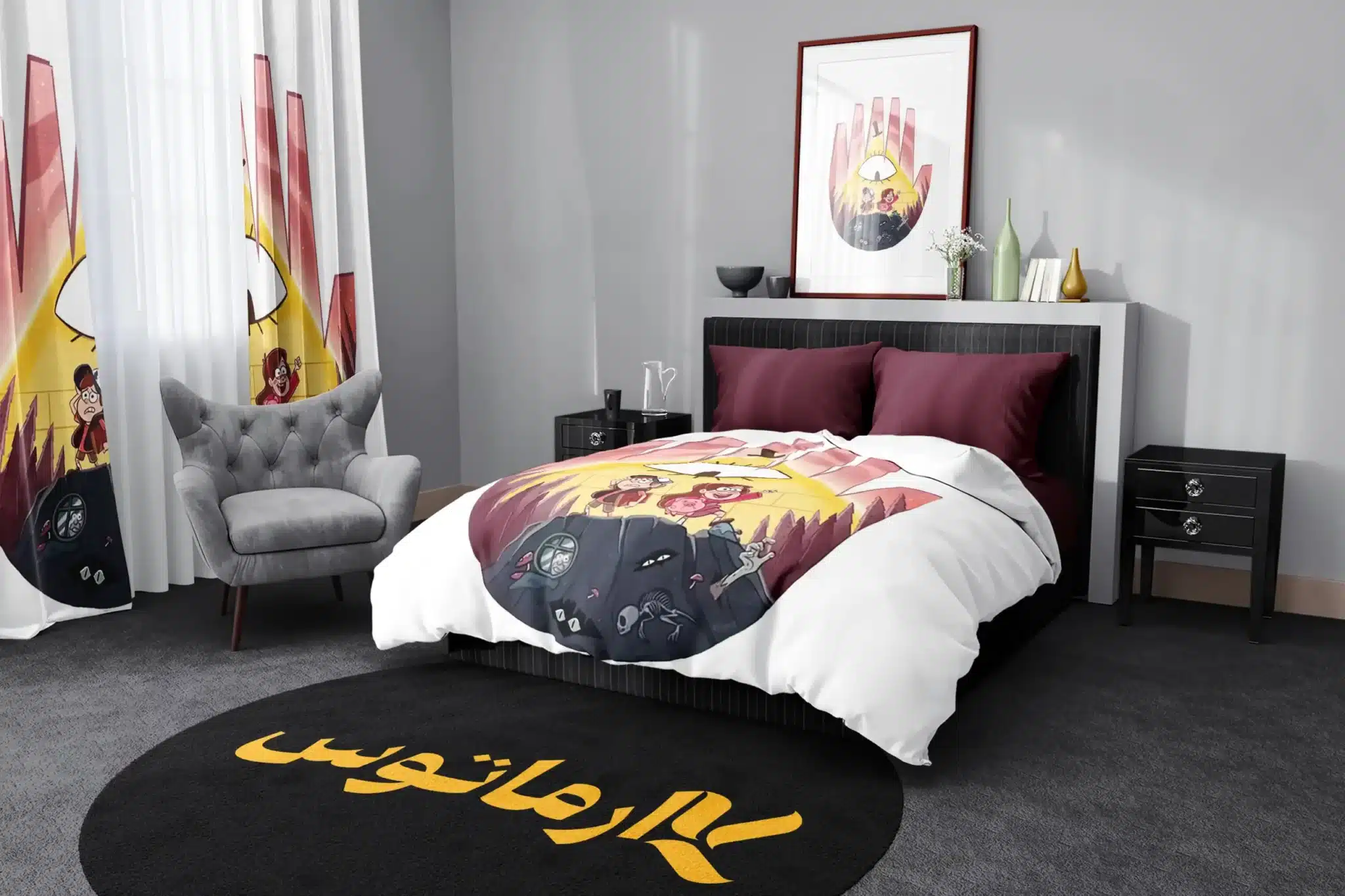 روتختی طرح آبشار جاذبه Gravity Falls کد 8 5,900,000&Nbsp;تومان &Ndash; کارماتوس روتختی طرح آبشار جاذبه Gravity Falls یک و دو نفره - کارماتوس