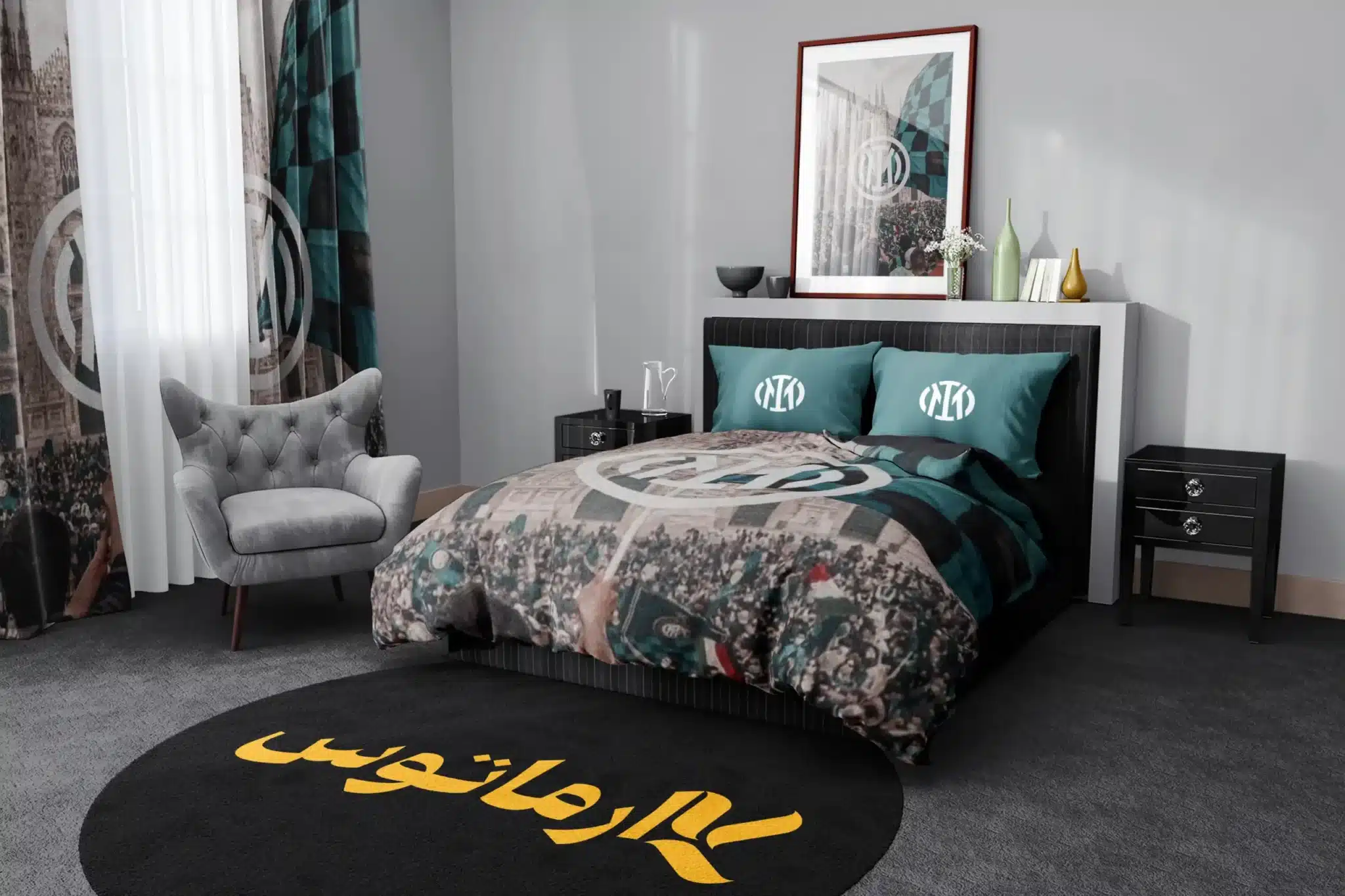 روتختی طرح اینتر میلان Inter Milan کد 1 5,900,000&Nbsp;تومان &Ndash; کارماتوس روتختی طرح اینتر میلان Inter Milan یک و دو نفره - کارماتوس