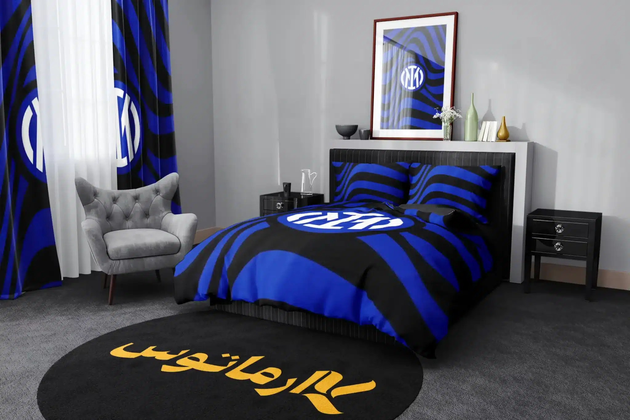 روتختی طرح اینتر میلان Inter Milan کد 2 5,900,000&Nbsp;تومان &Ndash; کارماتوس روتختی طرح اینتر میلان Inter Milan یک و دو نفره - کارماتوس