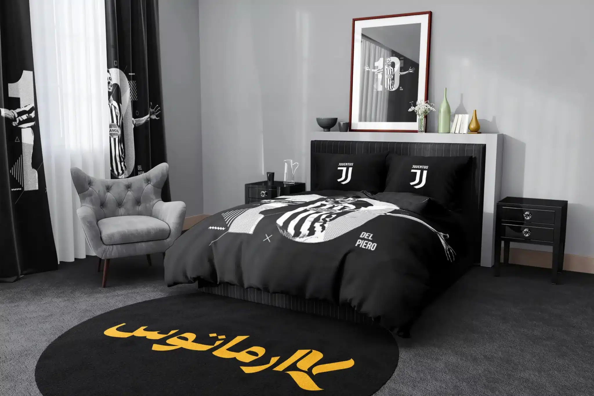 روتختی طرح باشگاه فوتبال یوونتوس Juventus Fc کد 2 5,900,000&Nbsp;تومان &Ndash; کارماتوس روتختی طرح باشگاه فوتبال یوونتوس Juventus Fc یک و دو نفره کارماتوس