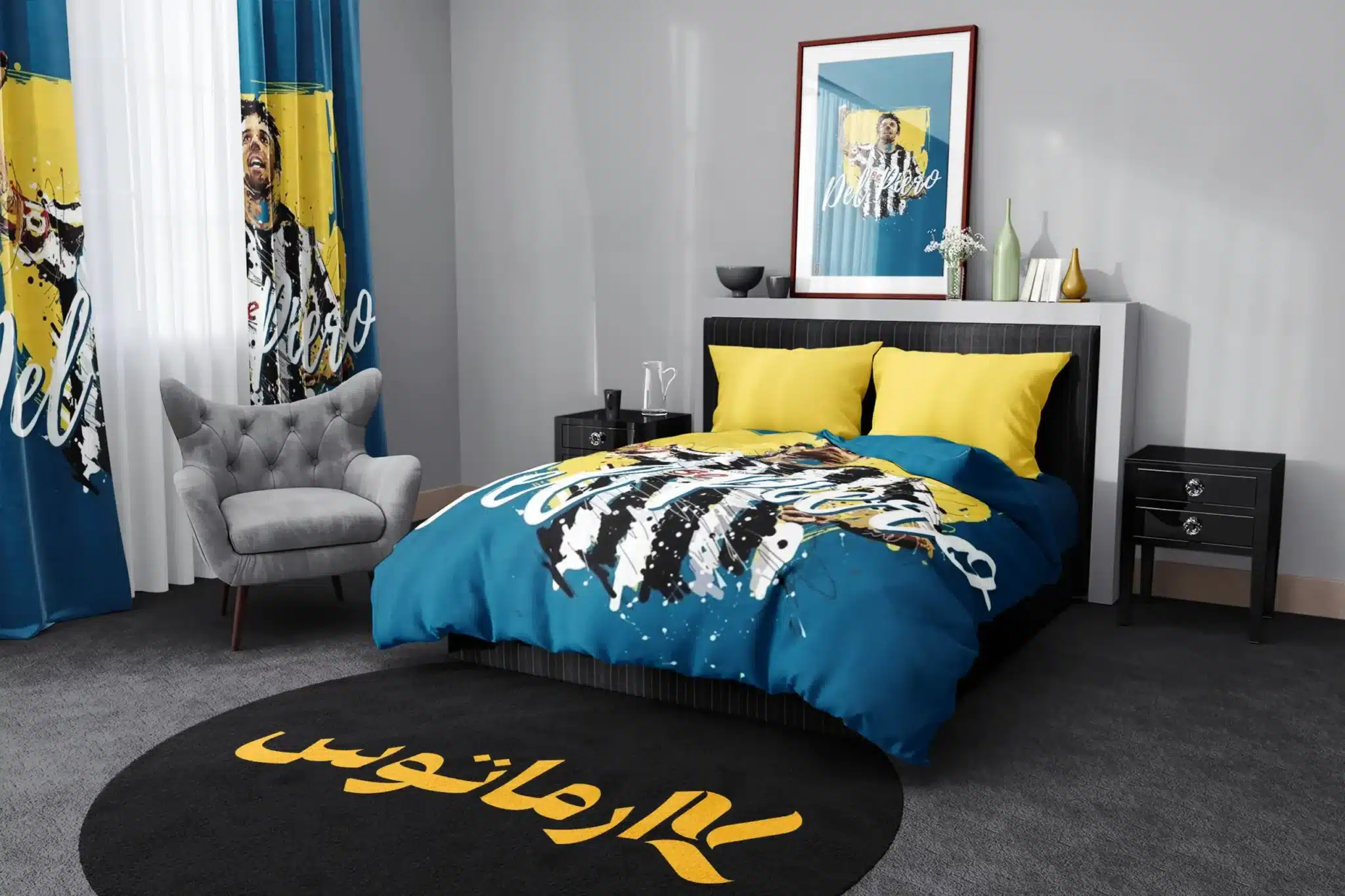 روتختی طرح باشگاه فوتبال یوونتوس Juventus Fc کد 4 5,900,000&Nbsp;تومان &Ndash; کارماتوس روتختی طرح باشگاه فوتبال یوونتوس Juventus Fc یک و دو نفره کارماتوس