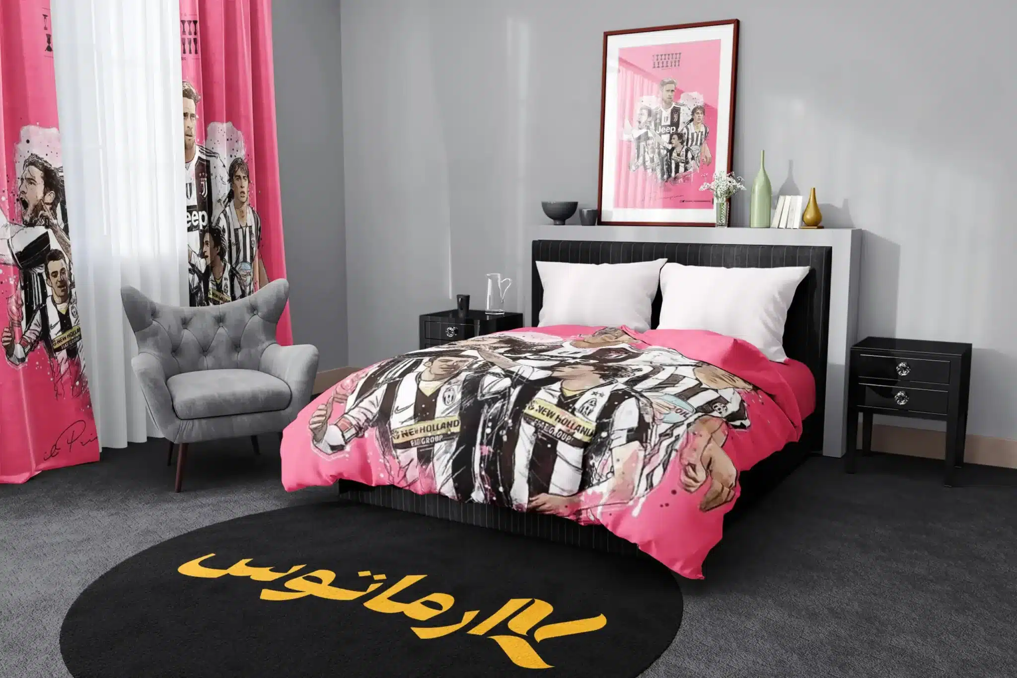 روتختی طرح باشگاه فوتبال یوونتوس Juventus Fc کد 7 5,900,000&Nbsp;تومان &Ndash; کارماتوس روتختی طرح باشگاه فوتبال یوونتوس Juventus Fc یک و دو نفره کارماتوس