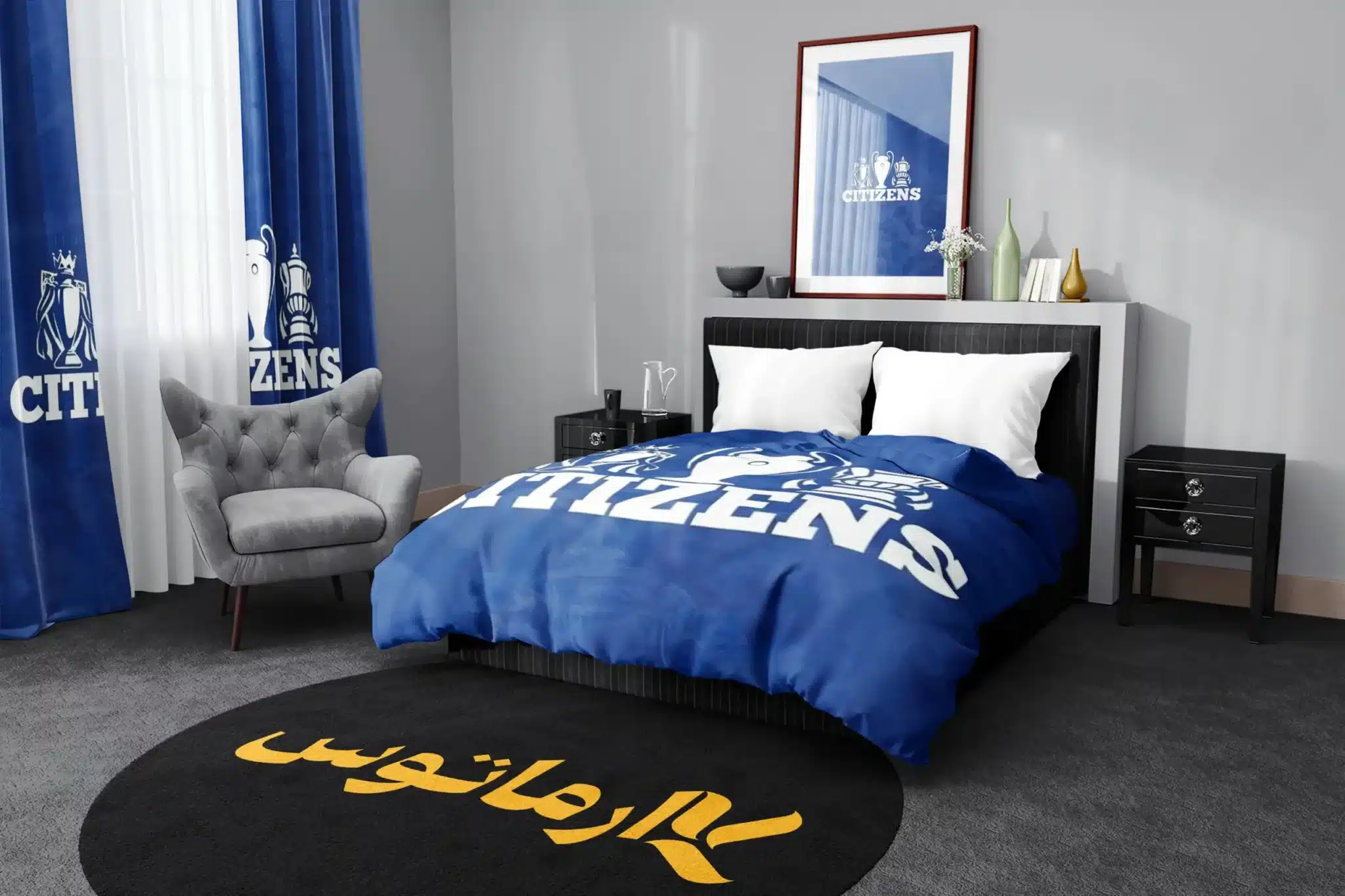 روتختی طرح منچستر سیتی Manchester City کد 3 5,900,000&Nbsp;تومان &Ndash; کارماتوس روتختی طرح منچستر سیتی Manchester City یک و دو نفره کارماتوس