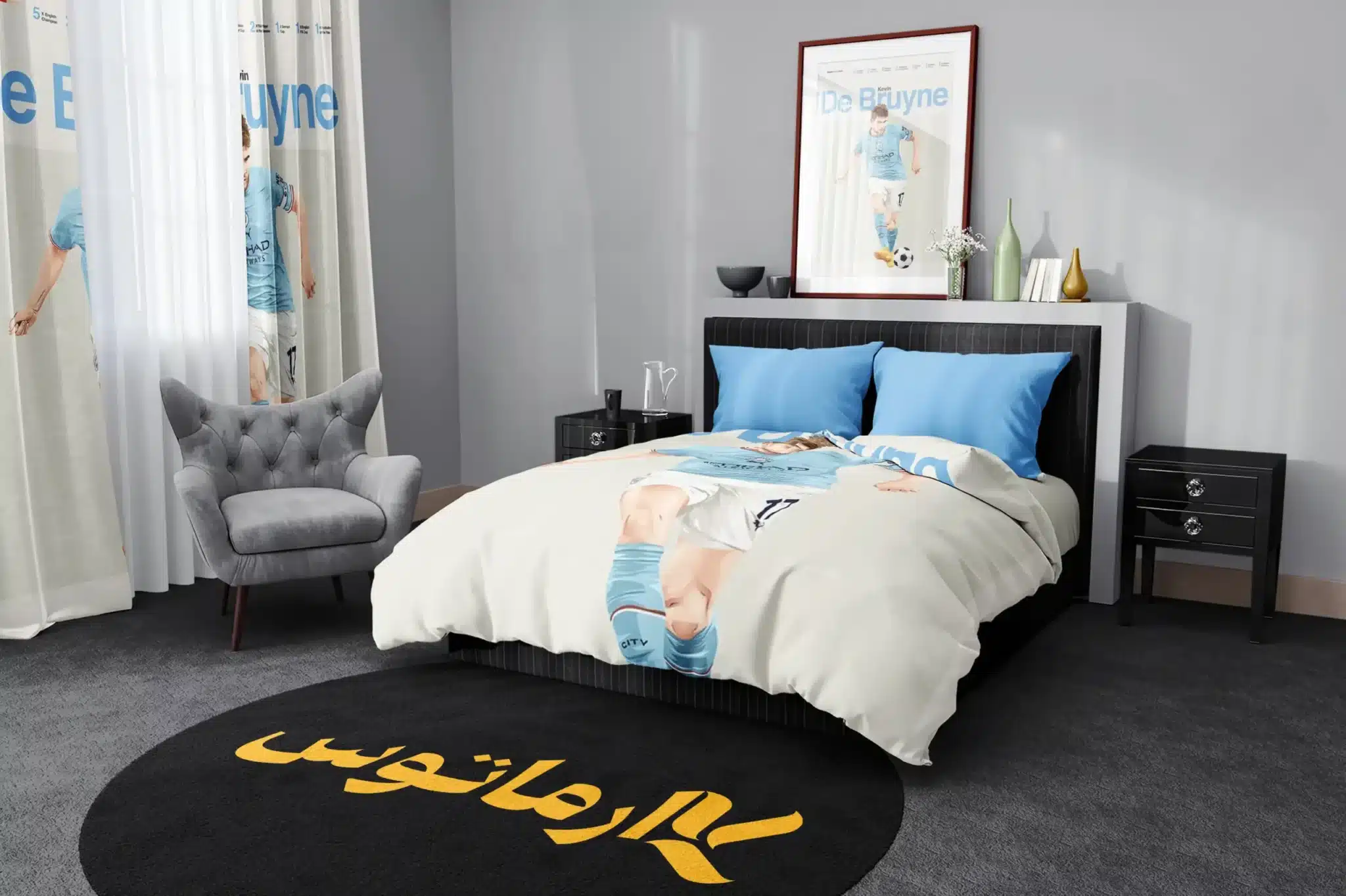 روتختی طرح منچستر سیتی Manchester City کد 4 5,900,000&Nbsp;تومان &Ndash; کارماتوس روتختی طرح منچستر سیتی Manchester City یک و دو نفره کارماتوس