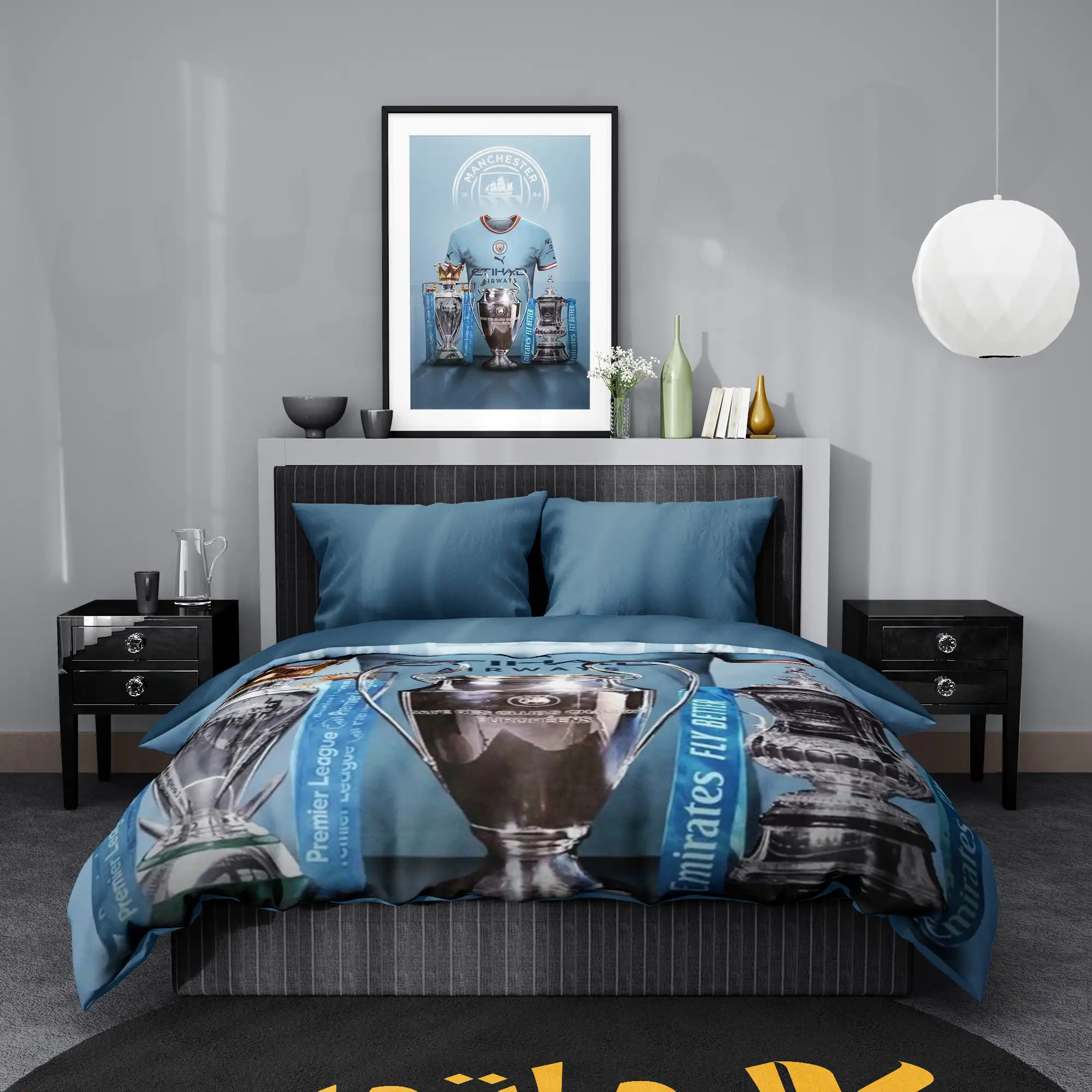 روتختی طرح منچستر سیتی Manchester City کد 8 5,900,000&Nbsp;تومان &Ndash; کارماتوس روتختی طرح منچستر سیتی Manchester City یک و دو نفره کارماتوس