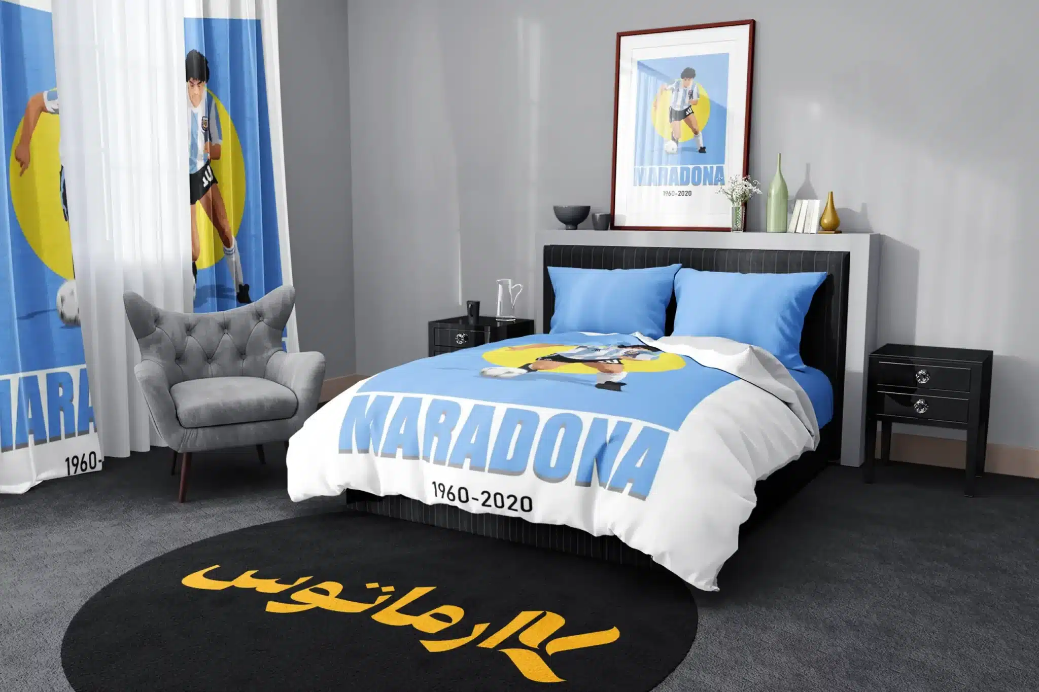 روتختی طرح دیگو مارادونا Diego Maradona کد 5 5,900,000&Nbsp;تومان &Ndash; کارماتوس روتختی طرح دیگو مارادونا Diego Maradona یک و دو نفره - کارماتوس