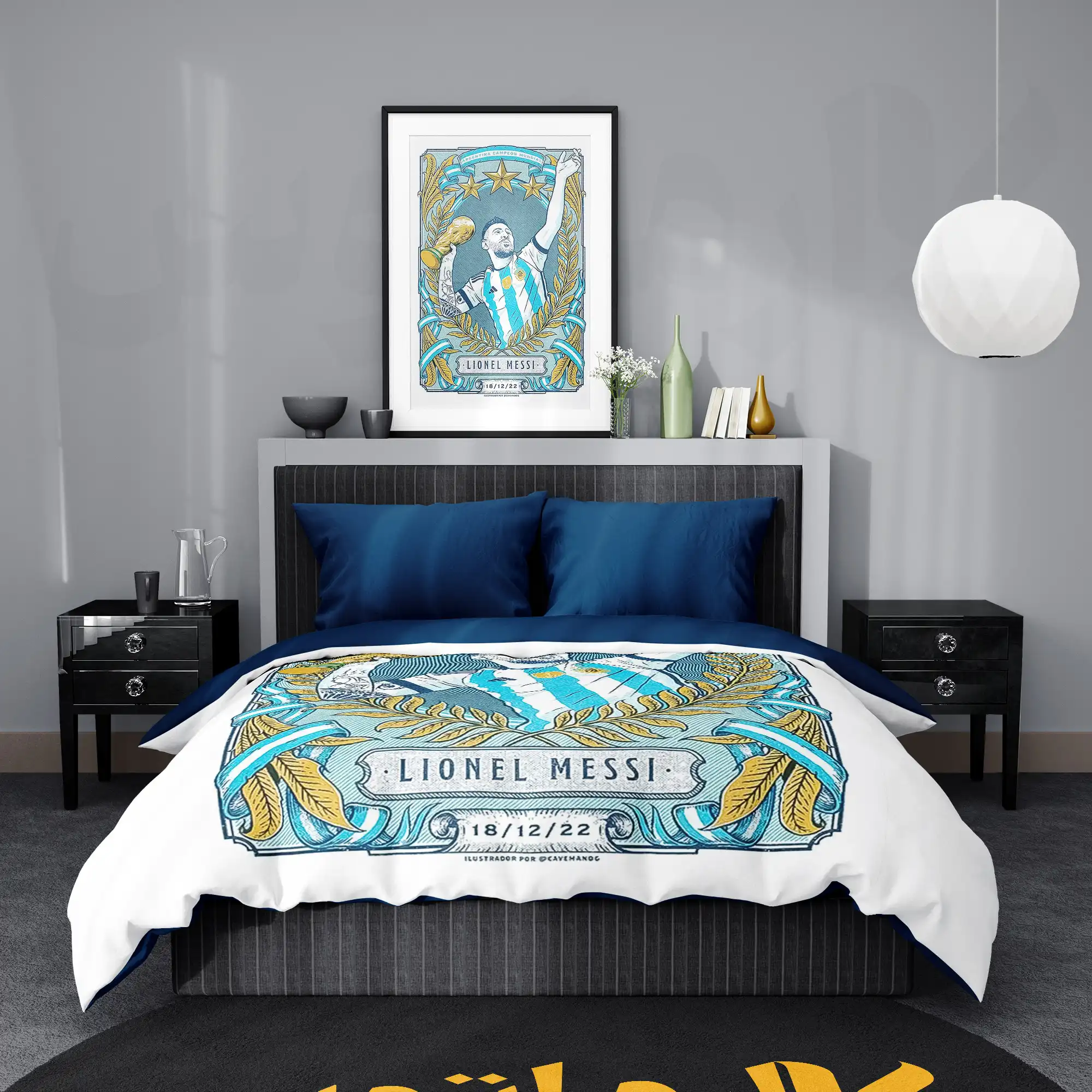 روتختی طرح لیونل مسی Lionel Messi کد 6 5,900,000&Nbsp;تومان &Ndash; کارماتوس روتختی طرح لیونل مسی Lionel Messi یک و دو نفره - کارماتوس