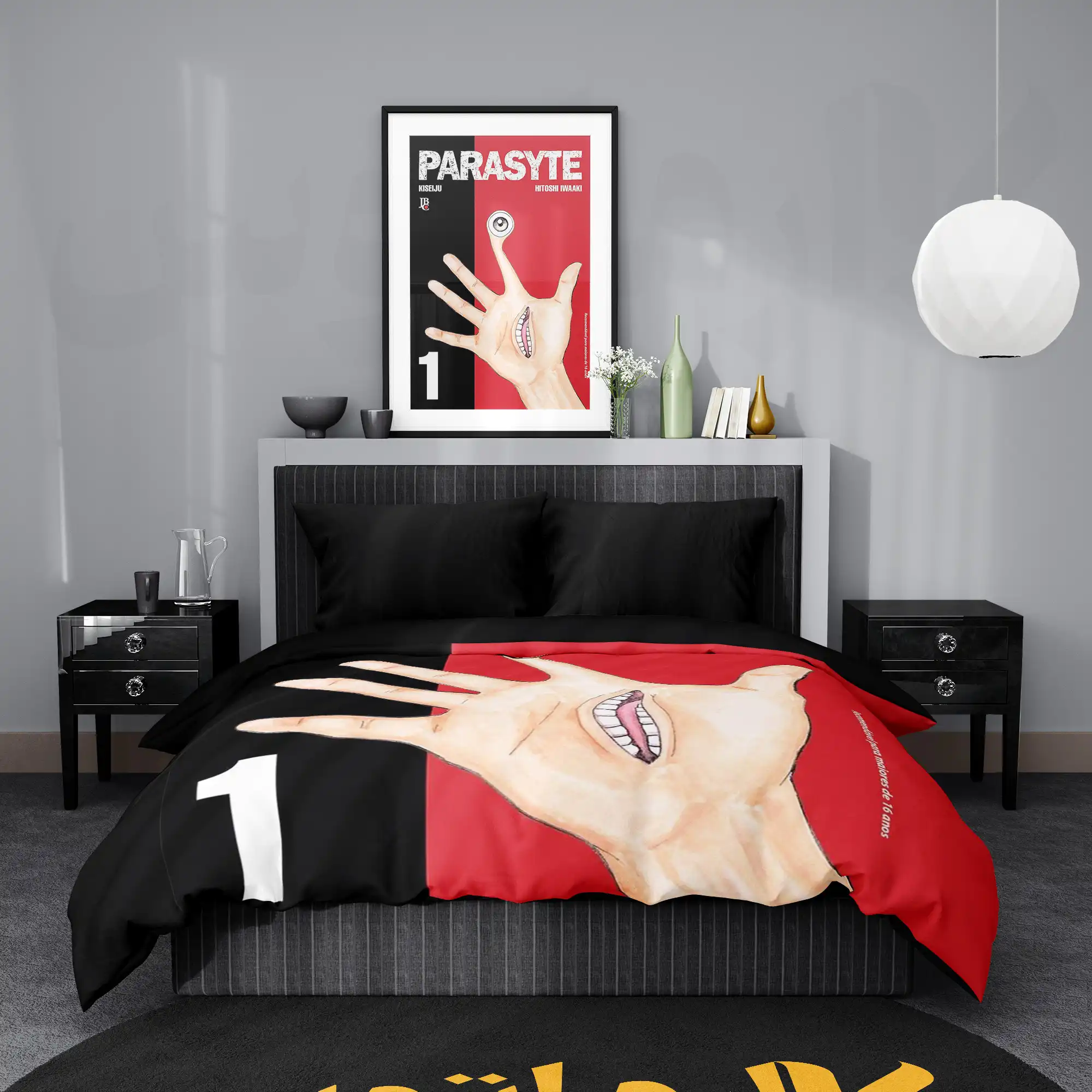 روتختی طرح انگل Parasyte کد 5 5,900,000&Nbsp;تومان &Ndash; کارماتوس روتختی طرح انگل Parasyte یک و دو نفره - کارماتوس