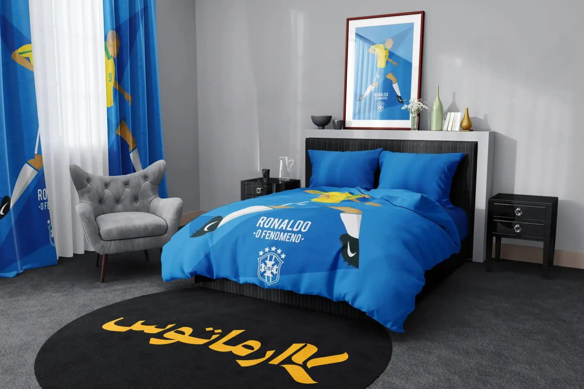 روتختی طرح رونالدو نازاریو Ronaldo Nazario کد 3 5,900,000&Nbsp;تومان &Ndash; کارماتوس روتختی طرح رونالدو نازاریو Ronaldo Nazario یک و دو نفره - کارماتوس