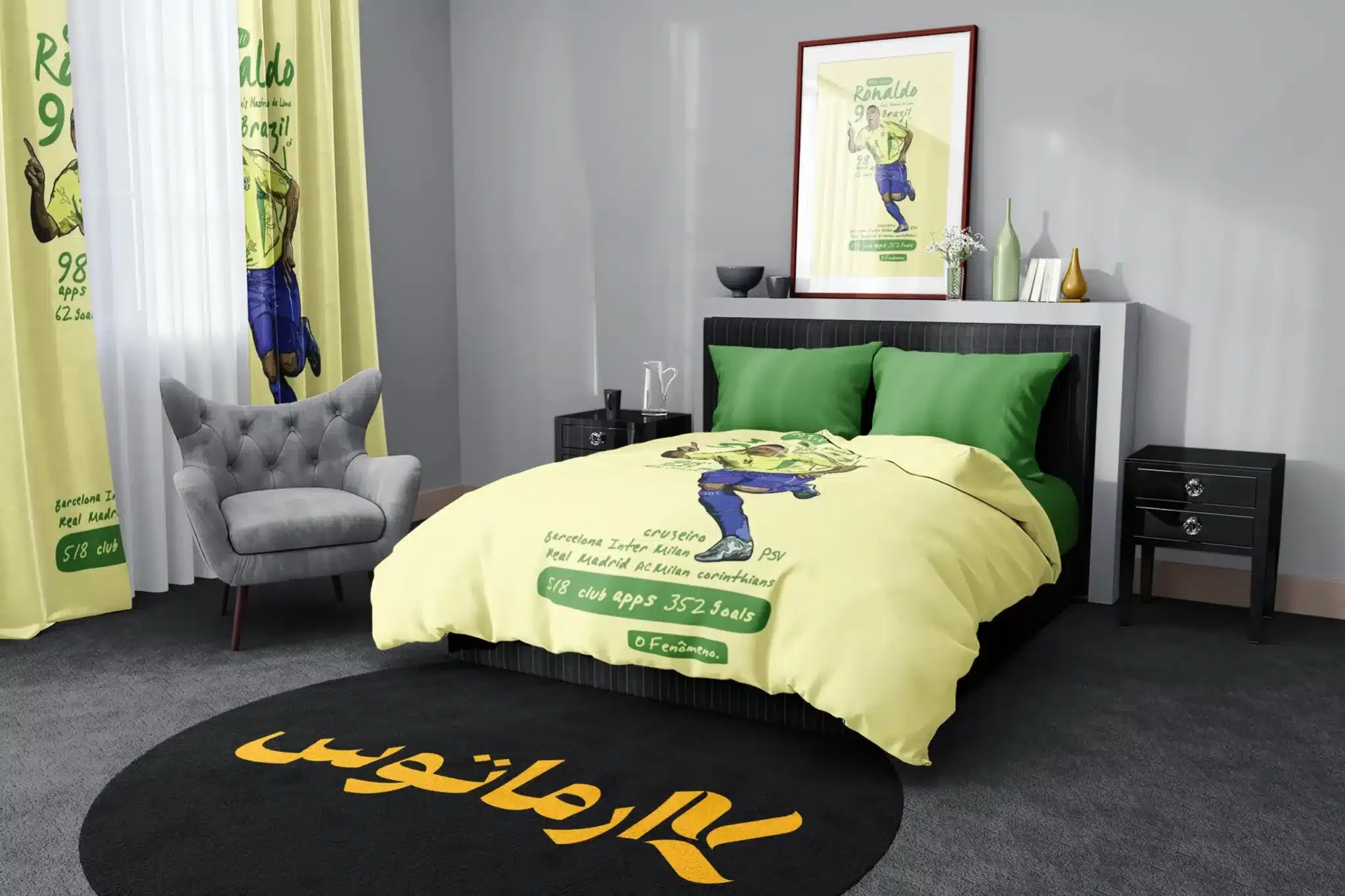 روتختی طرح رونالدو نازاریو Ronaldo Nazario کد 7 5,900,000&Nbsp;تومان &Ndash; کارماتوس روتختی طرح رونالدو نازاریو Ronaldo Nazario یک و دو نفره - کارماتوس