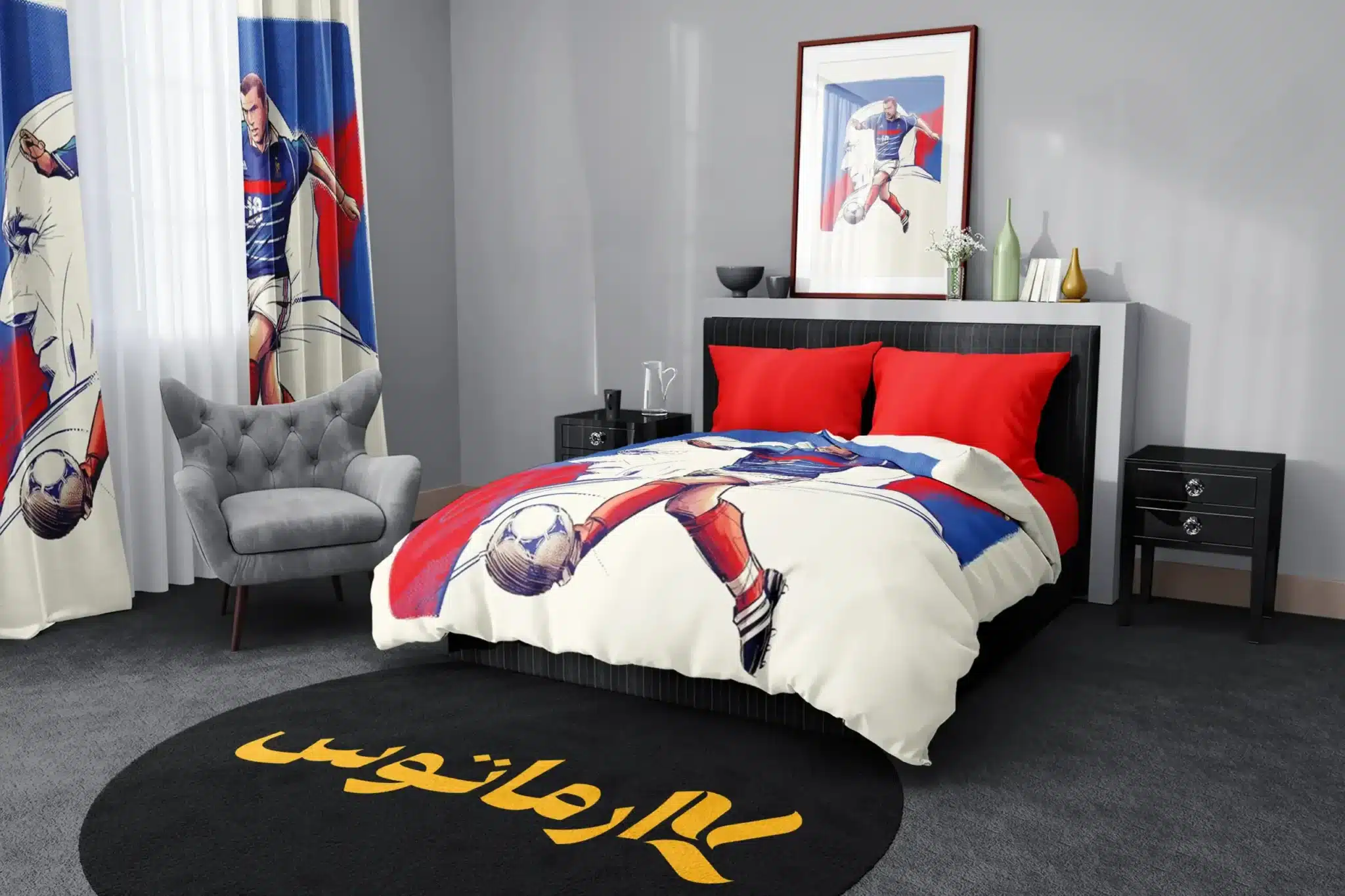 روتختی طرح زین الدین زیدان Zinedine Zidane کد 5 5,900,000&Nbsp;تومان &Ndash; کارماتوس روتختی طرح زین الدین زیدان Zinedine Zidane یک و دو نفره - کارماتوس