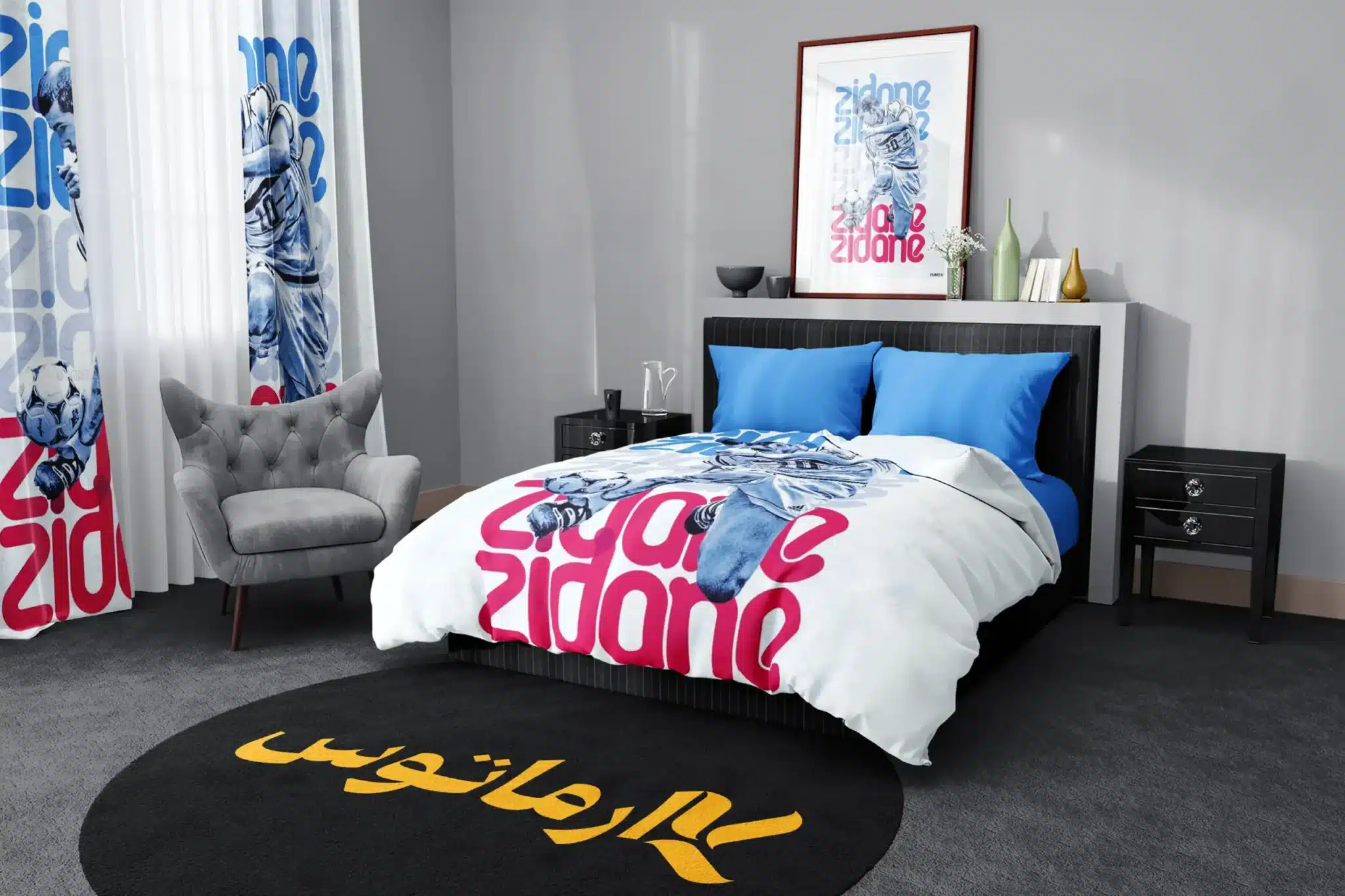 روتختی طرح زین الدین زیدان Zinedine Zidane کد 7 5,900,000&Nbsp;تومان &Ndash; کارماتوس روتختی طرح زین الدین زیدان Zinedine Zidane یک و دو نفره - کارماتوس