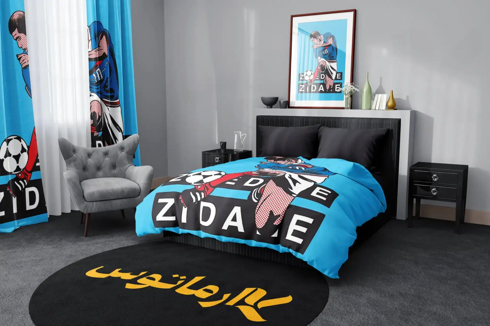 روتختی طرح زین الدین زیدان Zinedine Zidane کد 8 5,900,000&Nbsp;تومان &Ndash; کارماتوس روتختی طرح زین الدین زیدان Zinedine Zidane یک و دو نفره - کارماتوس