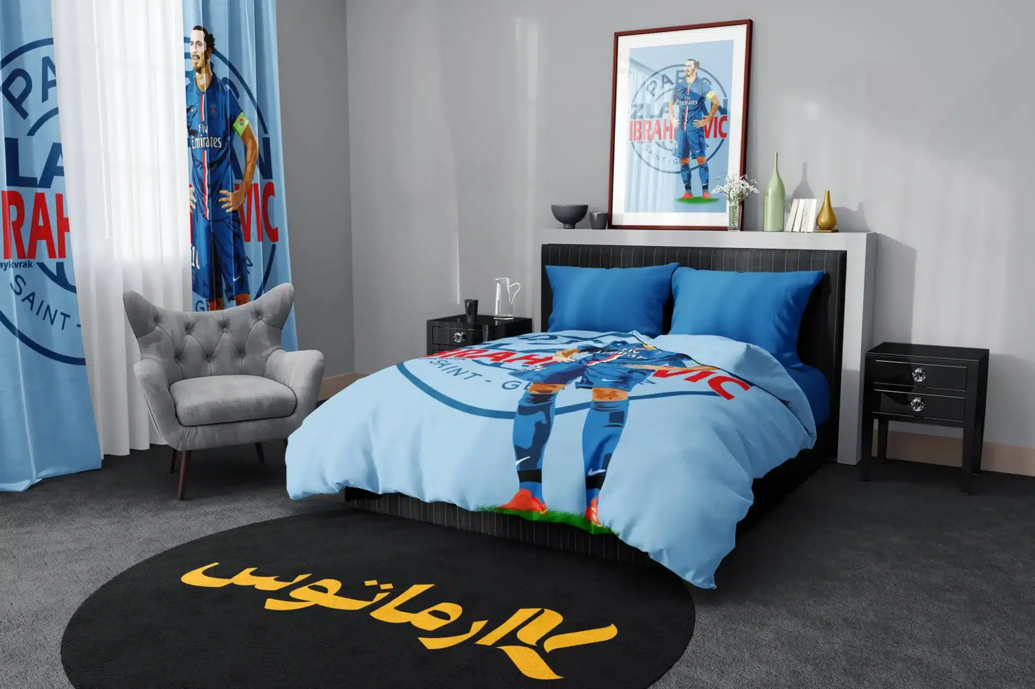 روتختی طرح زلاتان ابراهیموویچ Zlatan Ibrahimovic کد 2 5,900,000&Nbsp;تومان &Ndash; کارماتوس روتختی طرح زلاتان ابراهیموویچ Zlatan Ibrahimovic یک و دو نفره - کارماتوس