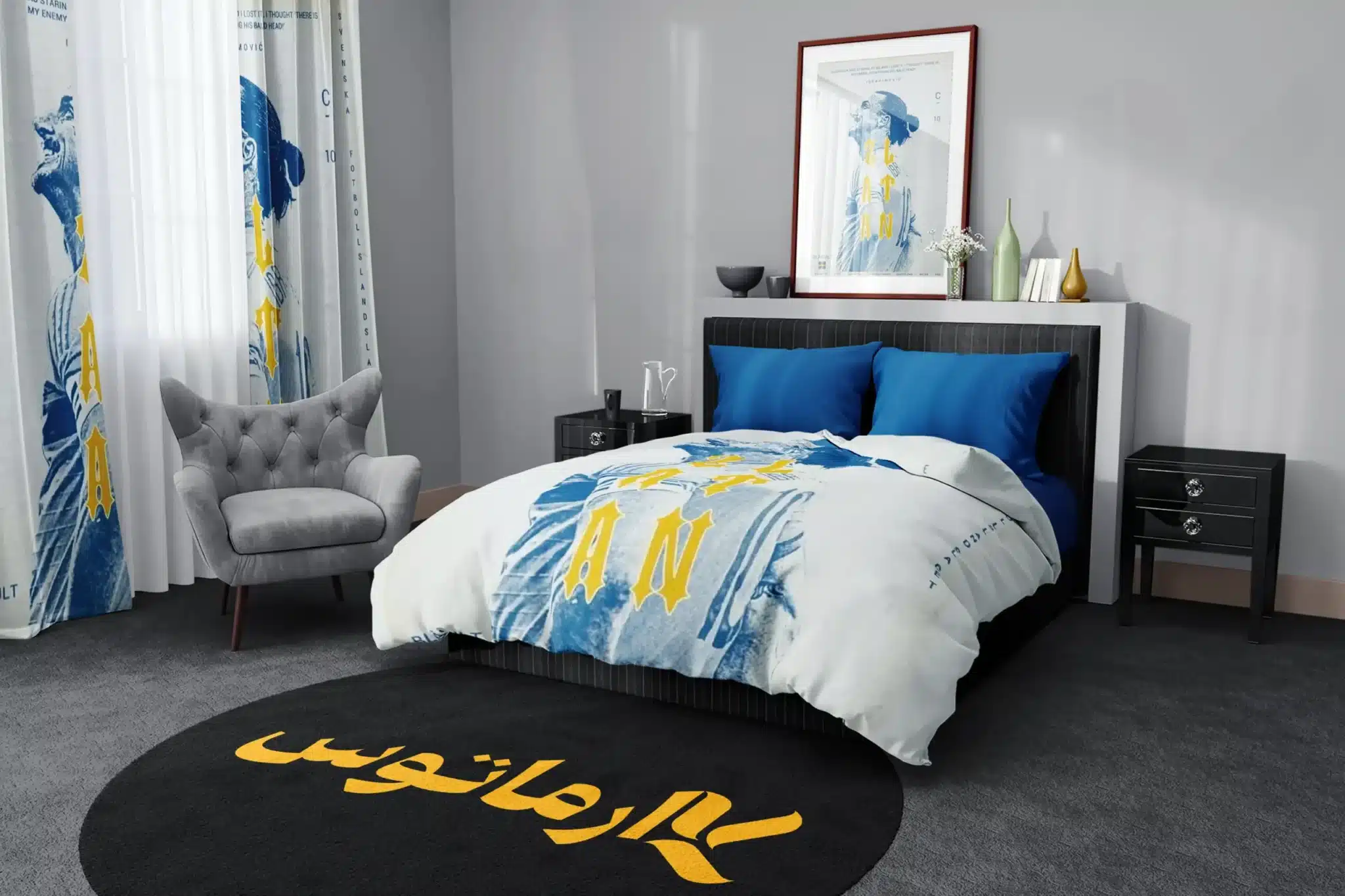 روتختی طرح زلاتان ابراهیموویچ Zlatan Ibrahimovic کد 6 5,900,000&Nbsp;تومان &Ndash; کارماتوس روتختی طرح زلاتان ابراهیموویچ Zlatan Ibrahimovic یک و دو نفره - کارماتوس