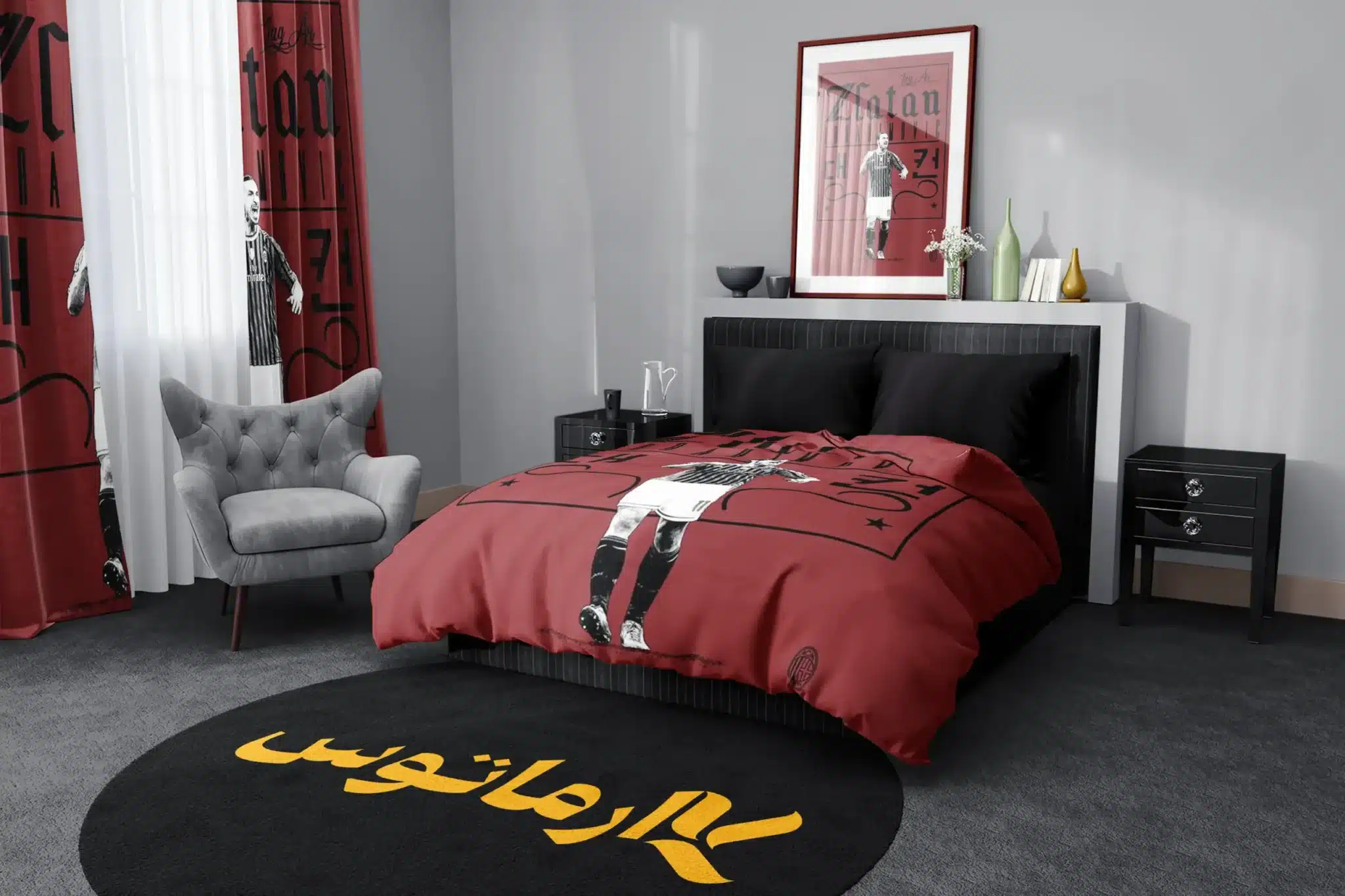 روتختی طرح زلاتان ابراهیموویچ Zlatan Ibrahimovic کد 8 5,900,000&Nbsp;تومان &Ndash; کارماتوس روتختی طرح زلاتان ابراهیموویچ Zlatan Ibrahimovic یک و دو نفره - کارماتوس