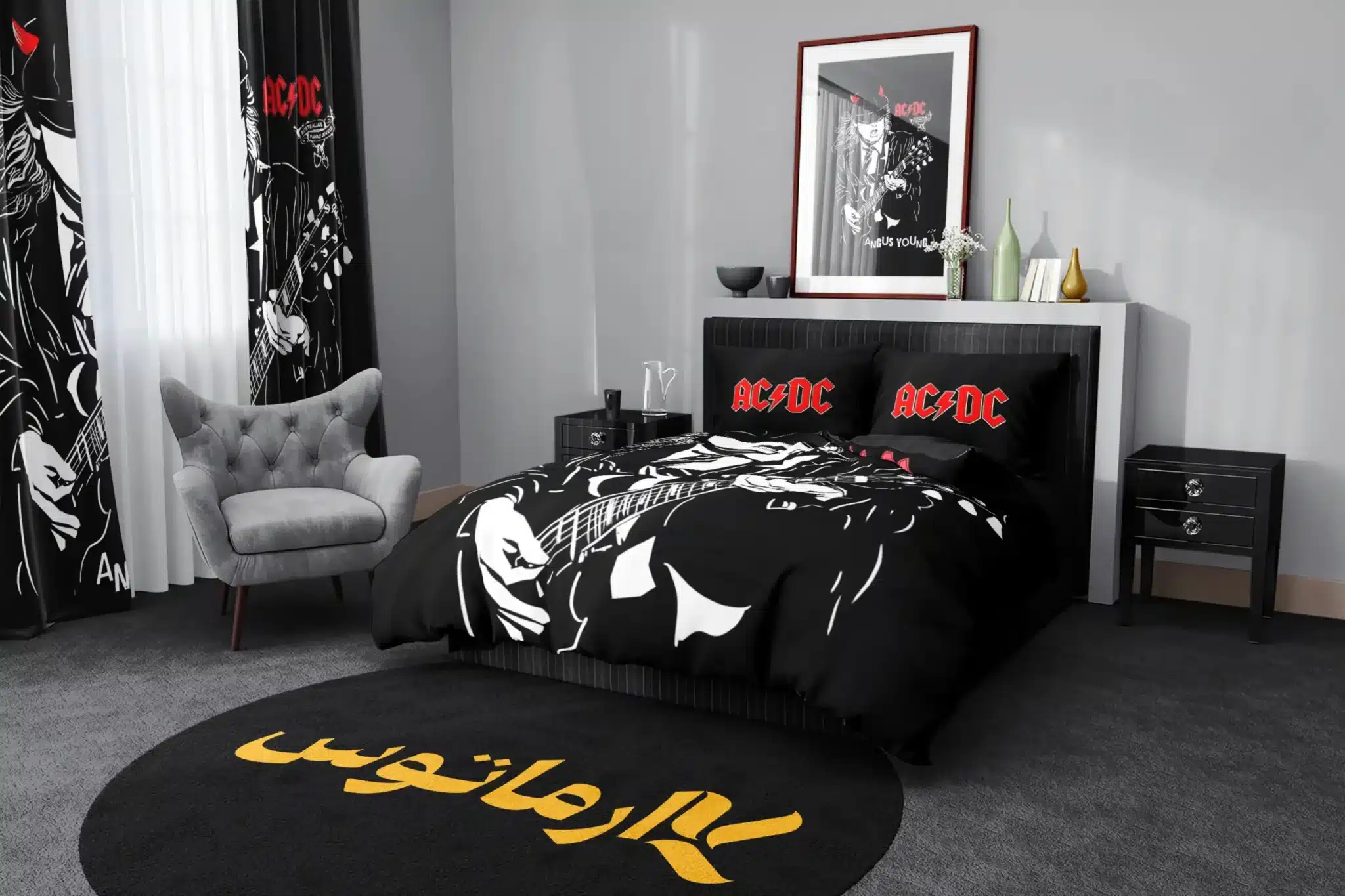 روتختی طرح ای سی/ دی سی Ac/Dc کد 1 5,900,000&Nbsp;تومان &Ndash; کارماتوس روتختی طرح ای سی/ دی سی Ac/Dc یک و دو نفره کارماتوس